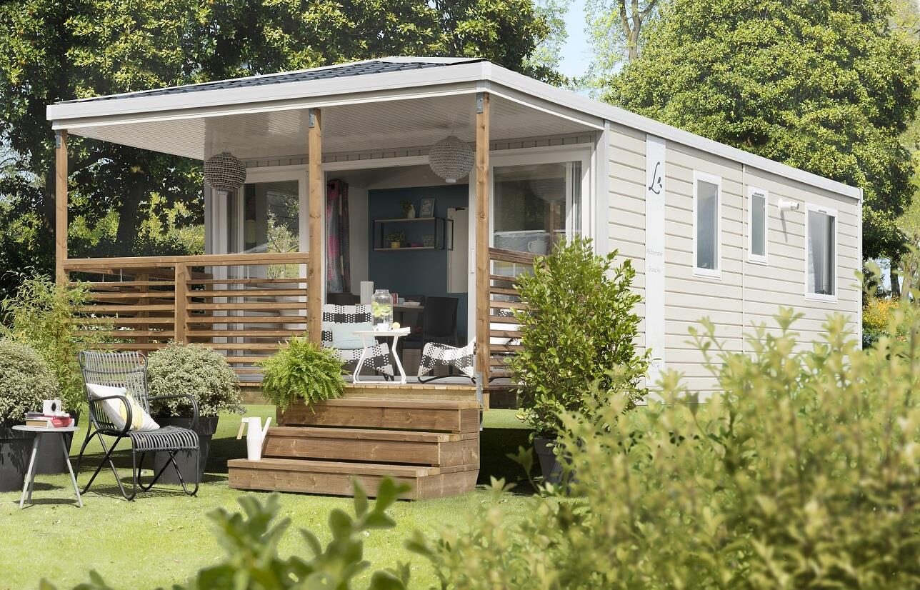 Mobil-home PREMIUM avec terrasse couverte