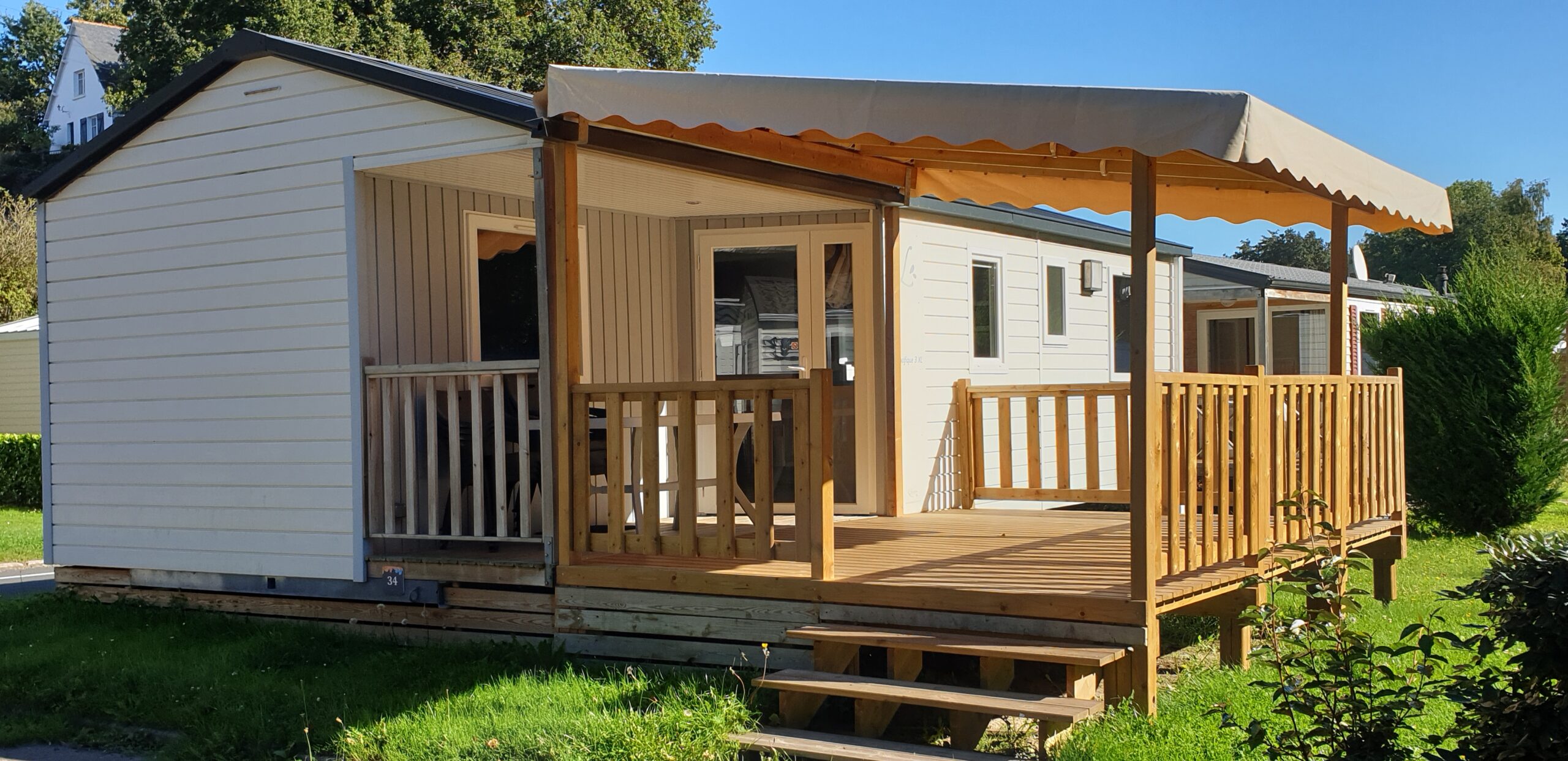 Mobil-home CONFORT avec terrasse couverte