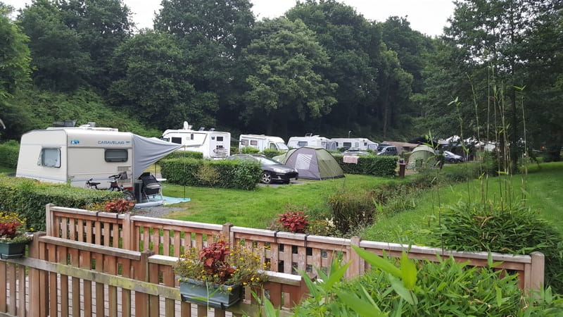 Comfort Package: Motorhome, trailer, van, or car + tent, with electricity (10A)