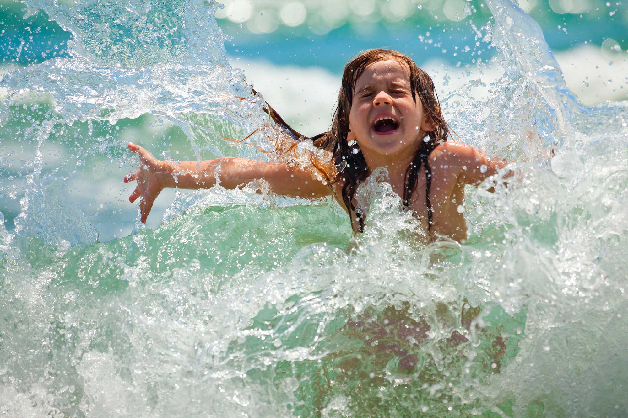 baignade enfant camping bretagne