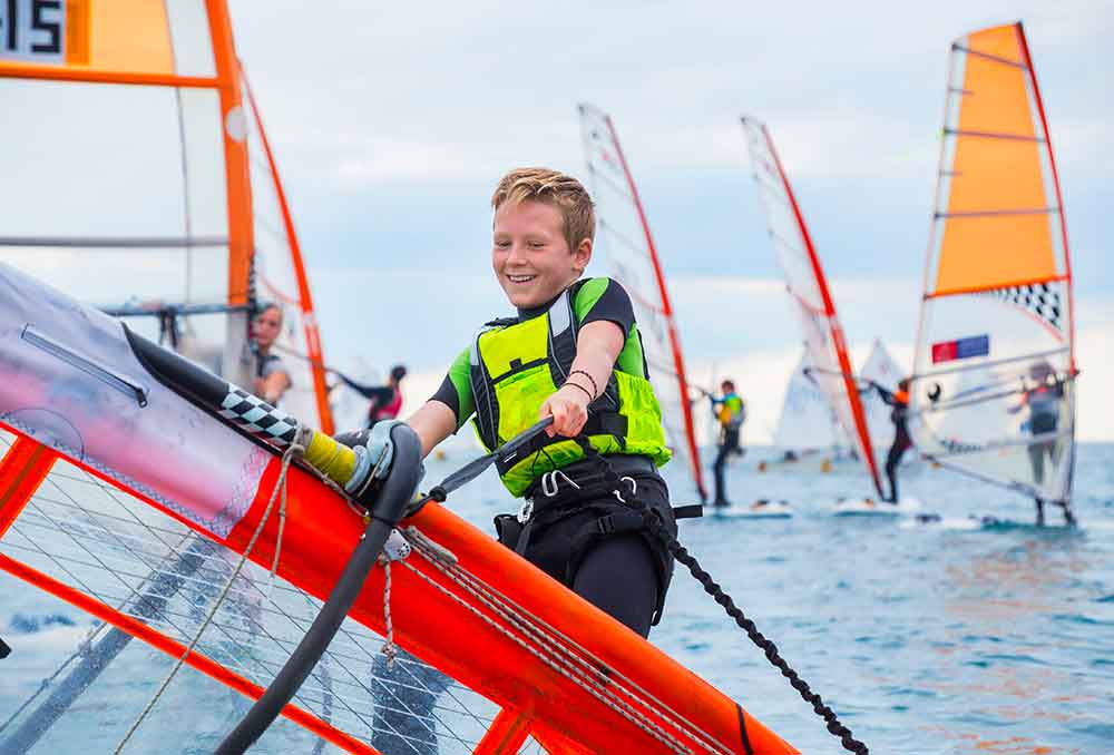 windsurfing in Brittany